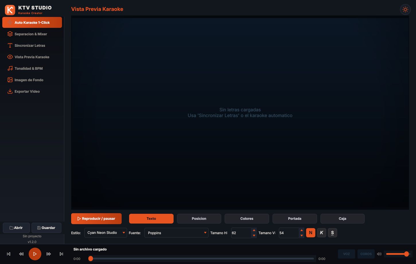Vista previa karaoke