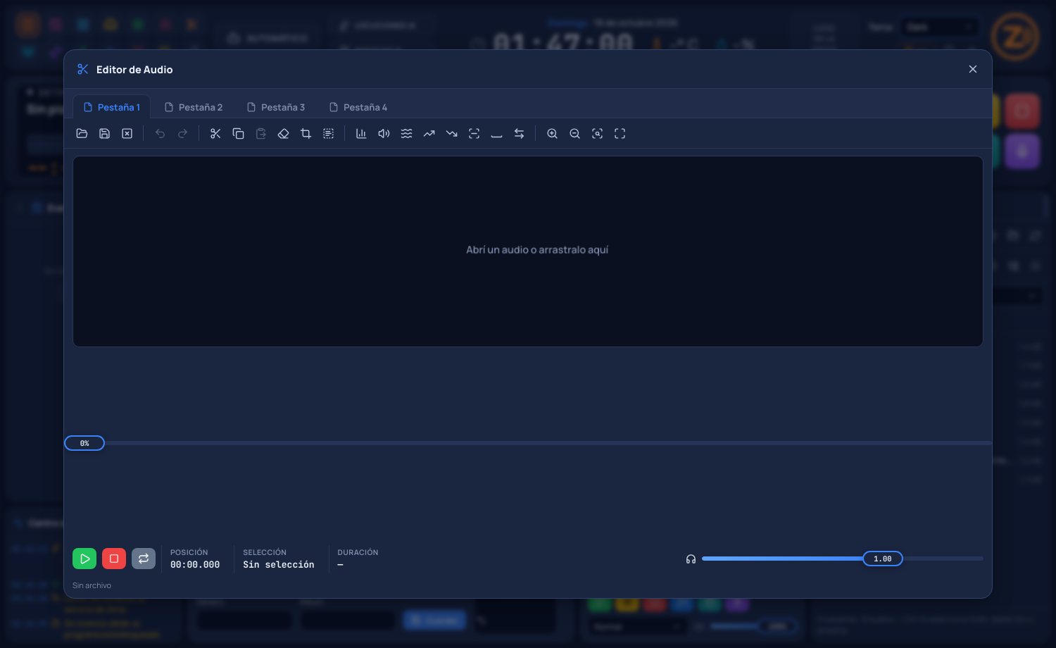 Editor de audio