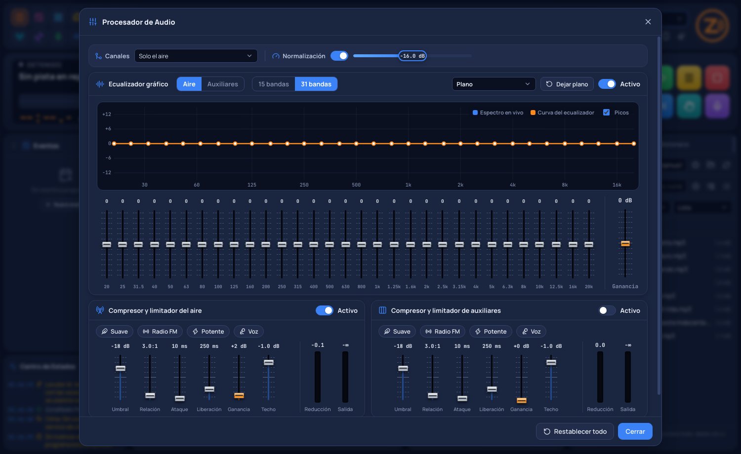 Procesador de audio